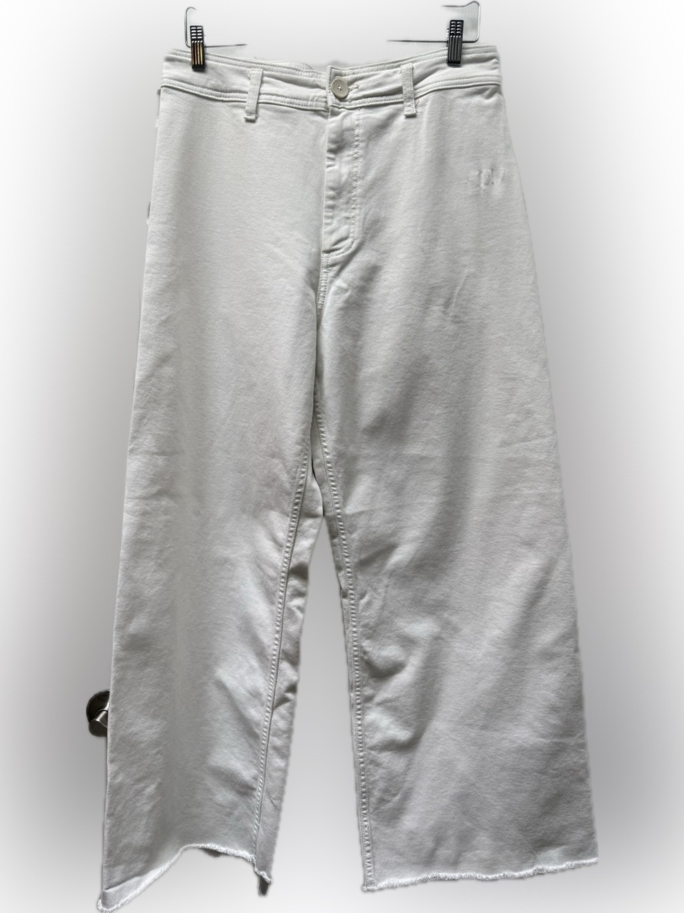 ZARA white denim pants